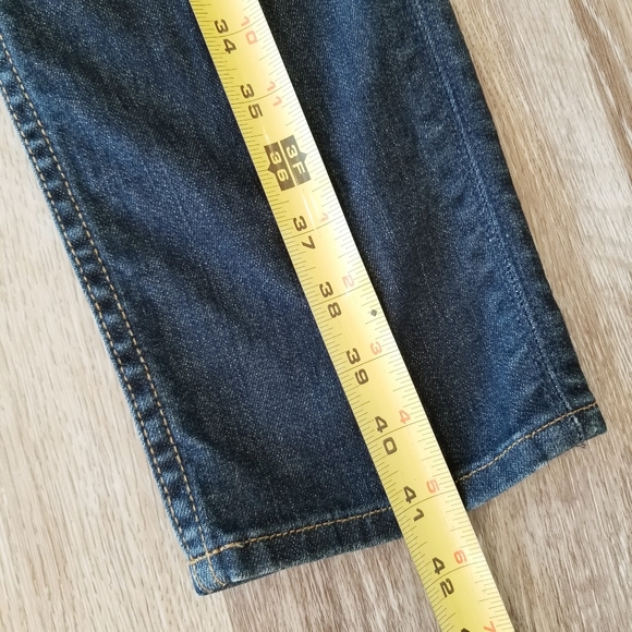 Hudon Colin Denim Dark Wash Blue Jeans Flap Pockets Straight Leg Skinny sz 29 - Picture 13 of 14